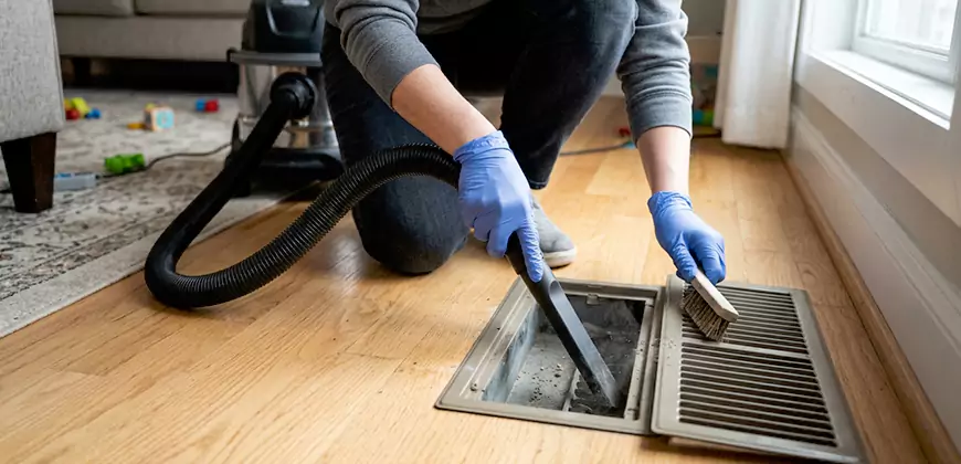 Heating Floor Vent Cleaning in Fort Mill